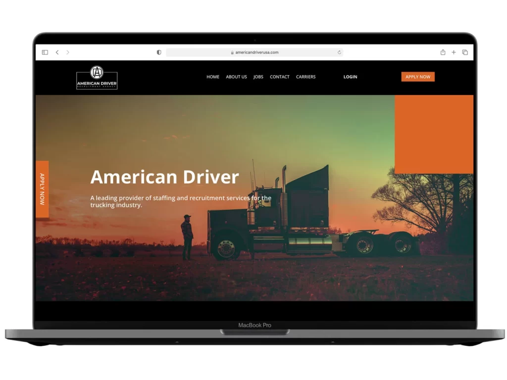 Izrada web sajta za Americandriver – primer iz portfolija DesignJust4You