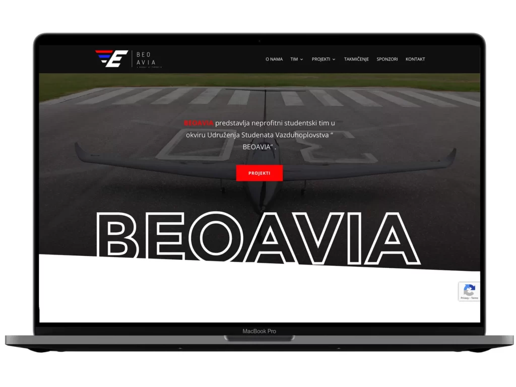 Izrada web sajta za Beoavia – primer iz portfolija DesignJust4You