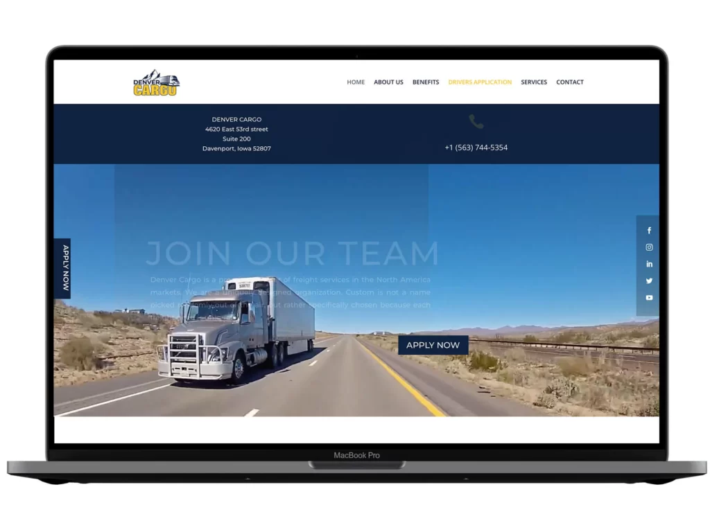 Izrada web sajta za Denver – primer iz portfolija DesignJust4You