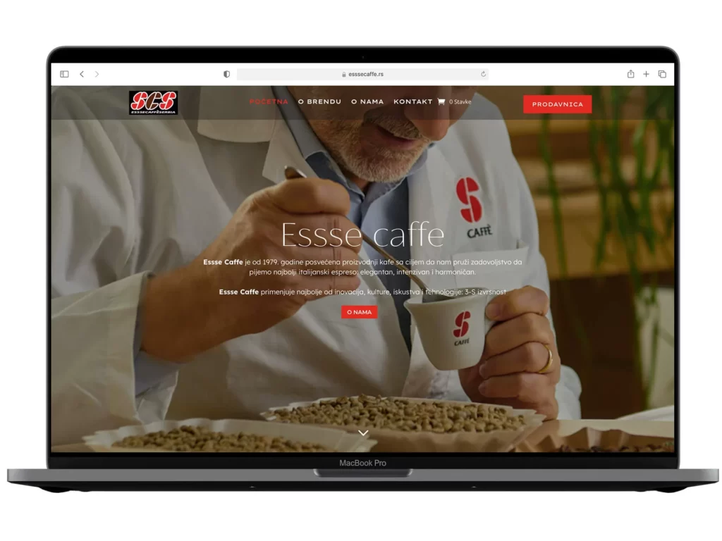 Izrada web sajta za Esse – primer iz portfolija DesignJust4You