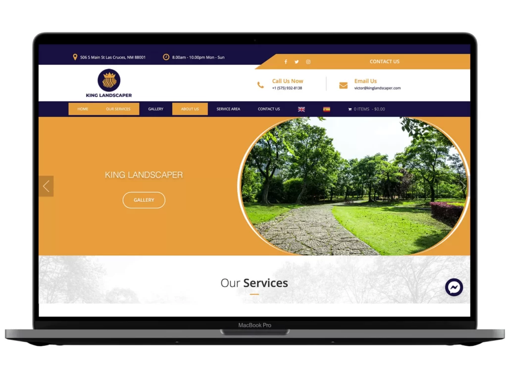 Izrada web sajta za King – primer iz portfolija DesignJust4You