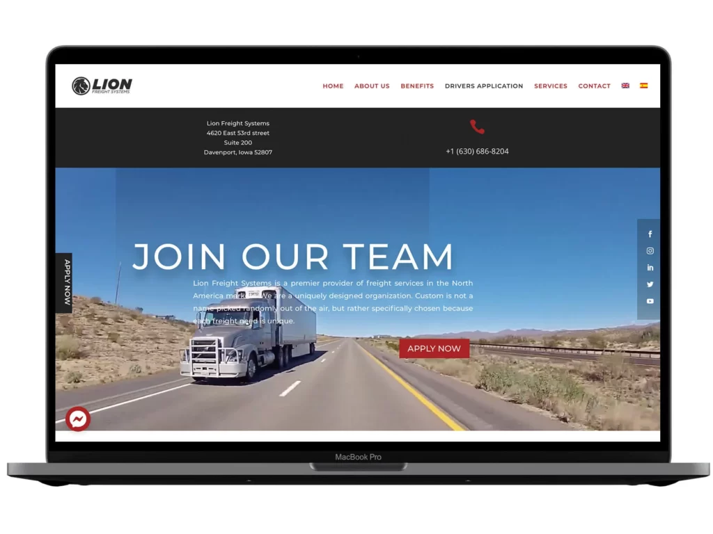 Izrada web sajta za Lion – primer iz portfolija DesignJust4You