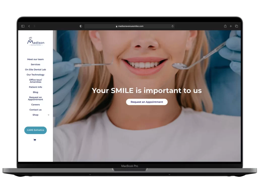 Izrada web sajta za Maddison – primer iz portfolija DesignJust4You