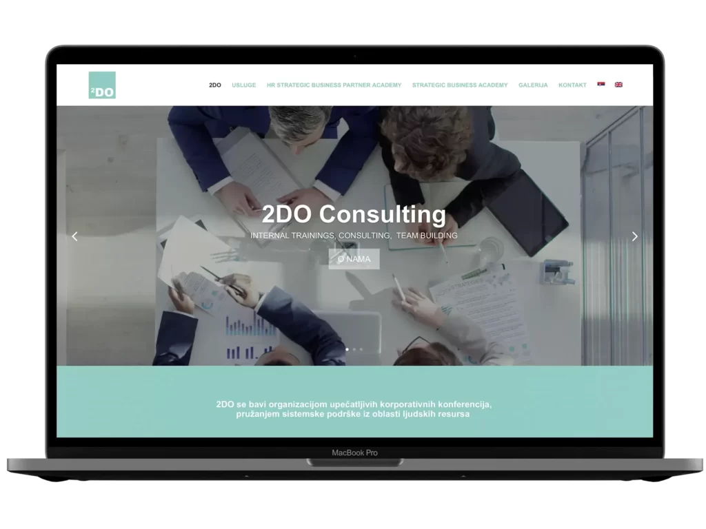 Primer web sajta iz portfolija DesignJust4You