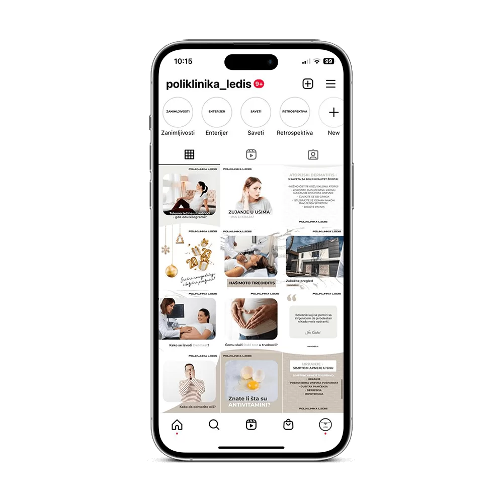 Vođenje društvenih mreža za Telefon – DesignJust4You