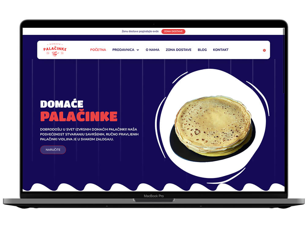 izrada web sajta domace palacinke