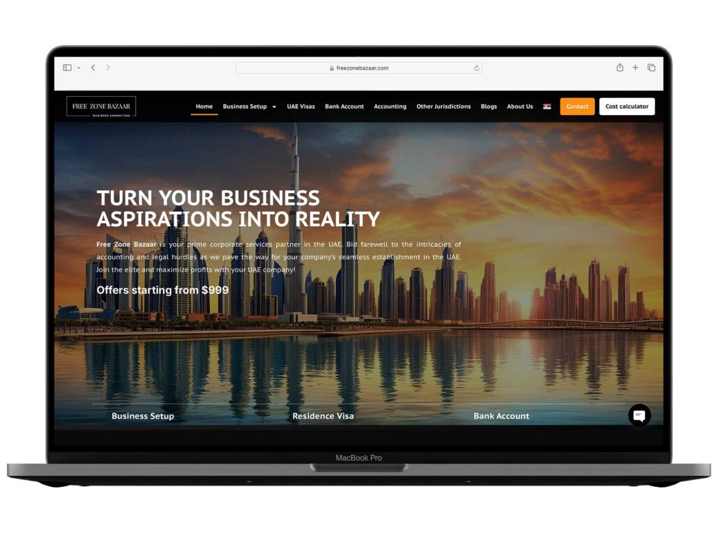 Izrada web sajta za Bazar – primer iz portfolija DesignJust4You