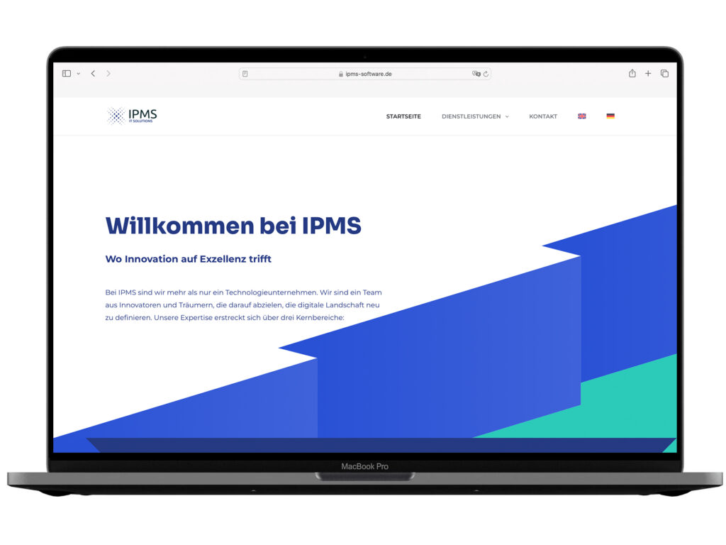 Izrada web sajta za Ipms – primer iz portfolija DesignJust4You