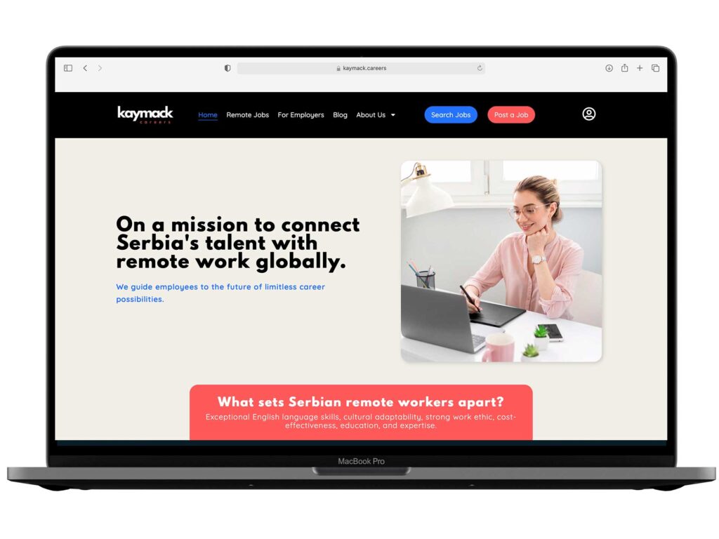 Primer web sajta iz portfolija DesignJust4You