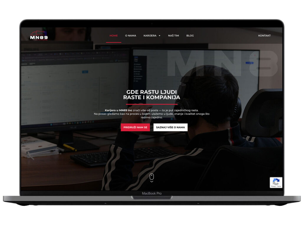 Izrada web sajta za Mn – primer iz portfolija DesignJust4You
